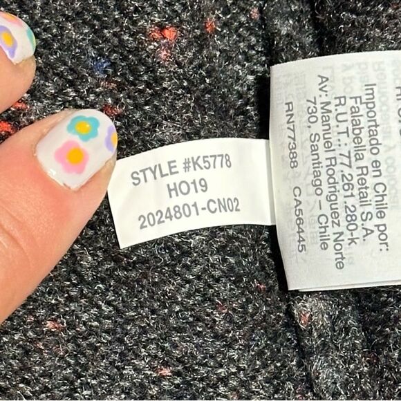 Madewell Kent Donegal Open Front Cardigan Sweater in Coziest Yarn - Medium - Picture 9 of 10